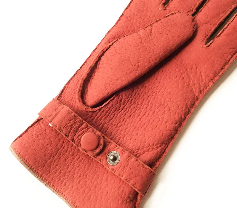 Eva - Peccary leather gloves - women