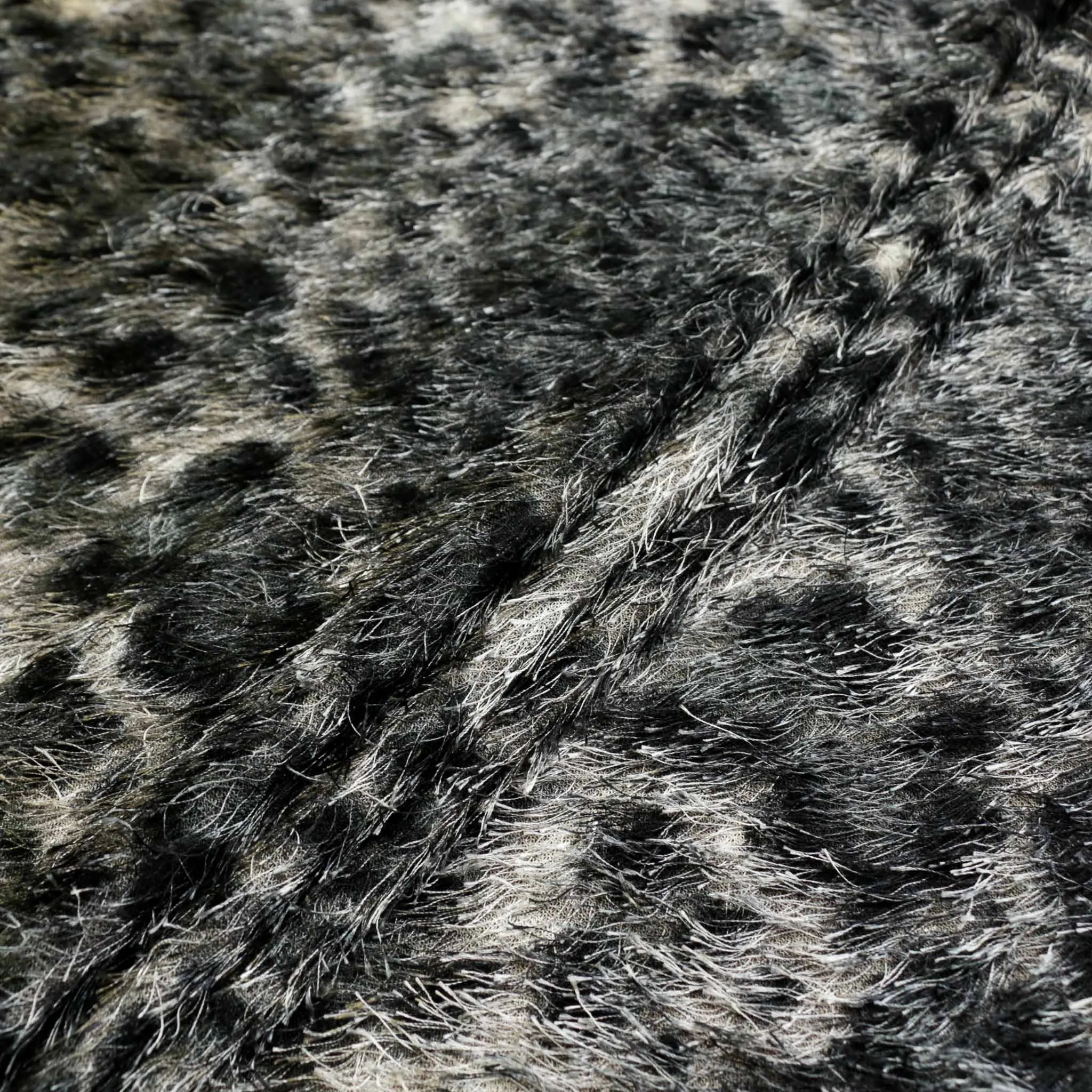 Eyelash Jersey Fabric - Grey and yellow