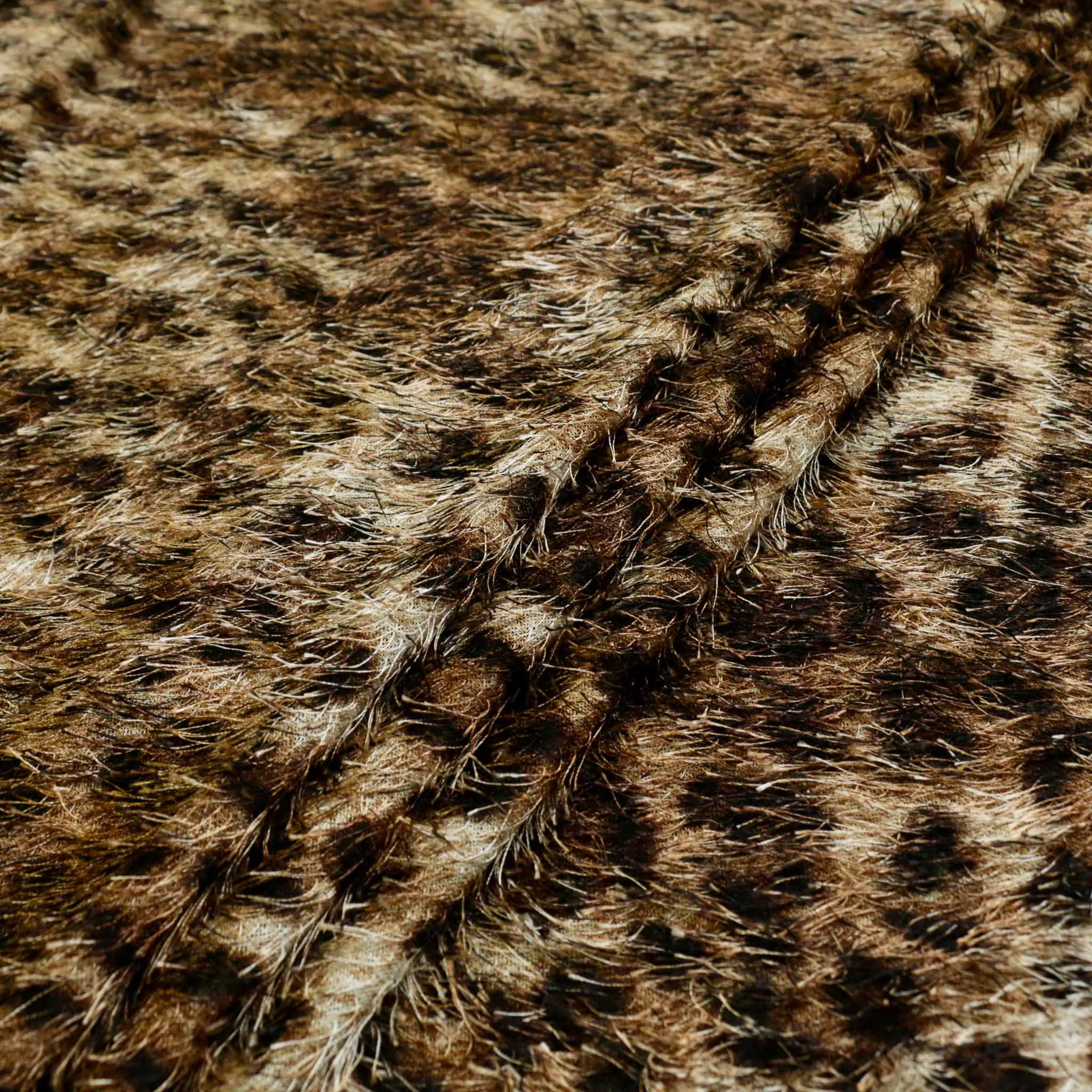 Eyelash Jersey Fabric - Grey and yellow