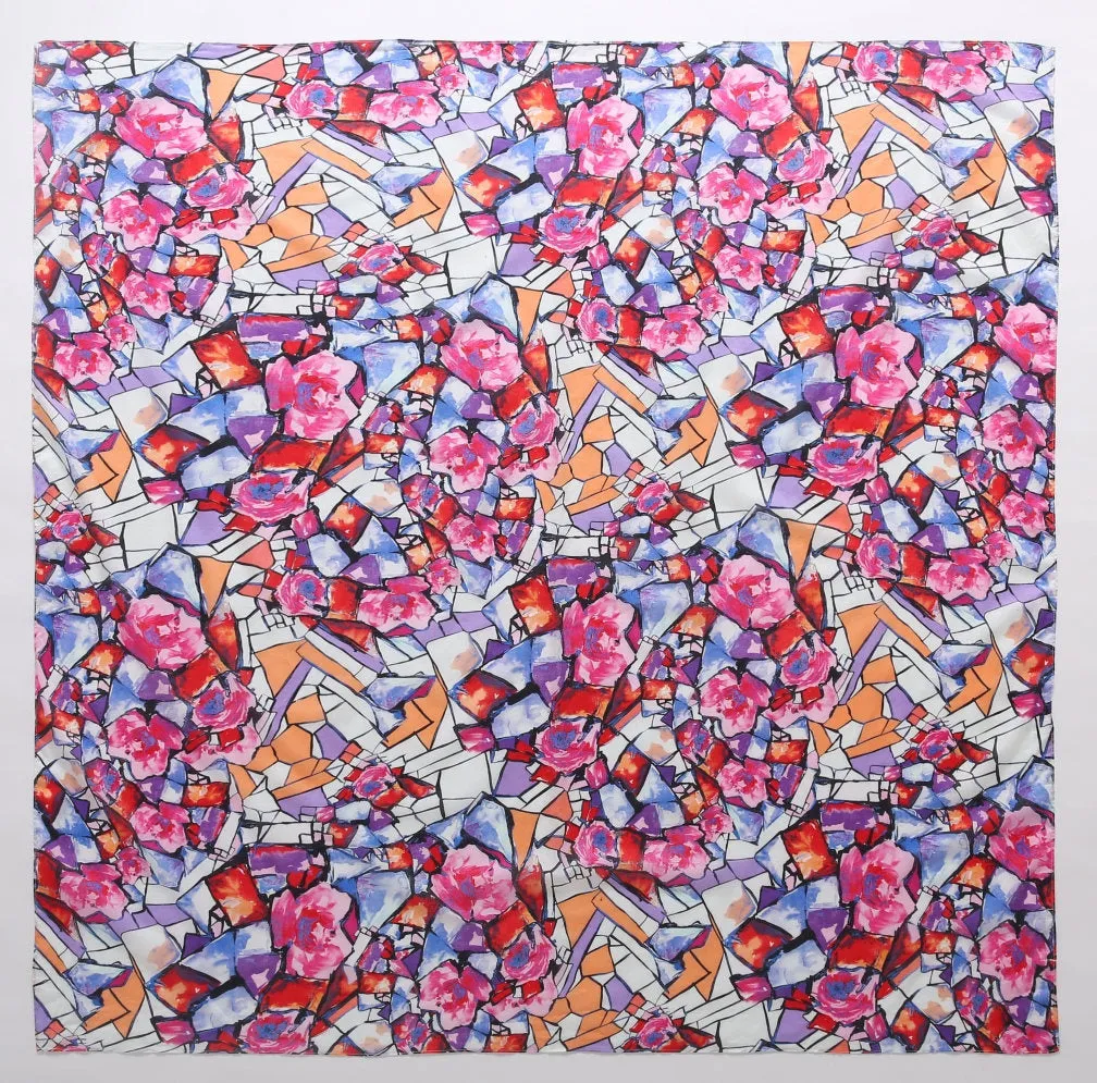 Fall Color Scarf/Wrap, 100% premium Cotton Large Square Scarf/Wrap
