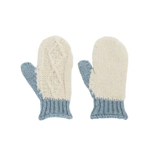 Finchley Merino Children's Mittens - Sky Blue