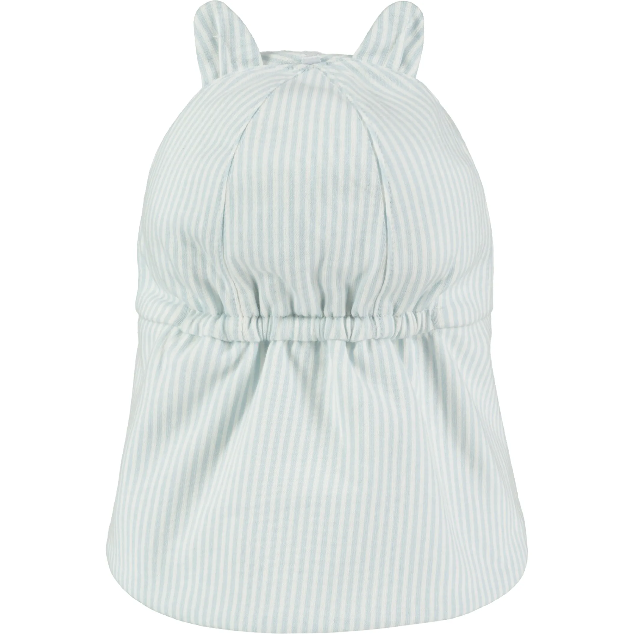 Finn Blue Striped Sun Cap With Ears