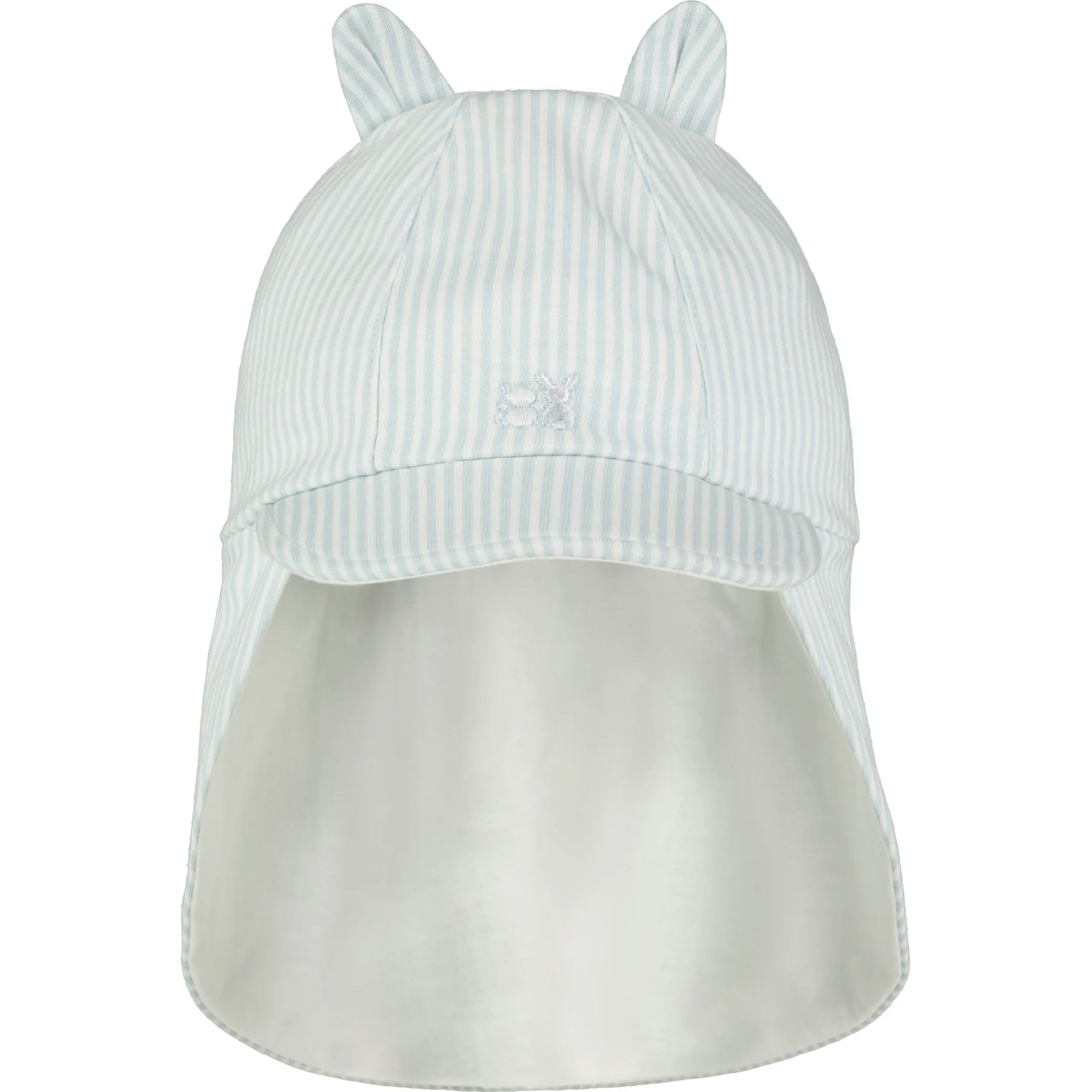Finn Blue Striped Sun Cap With Ears
