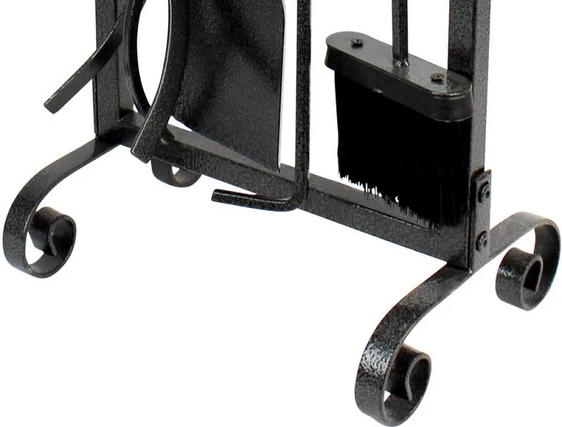 Fireplace Tools Sets 5 Pieces Strength Wrought Iron Indoor Outdoor