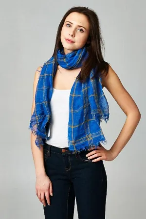 Fireside Windowpane Scarf