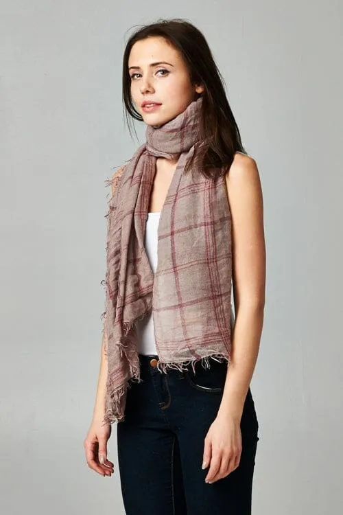 Fireside Windowpane Scarf