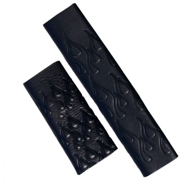 Flame Embossed Hair Glove 4" or 8" length