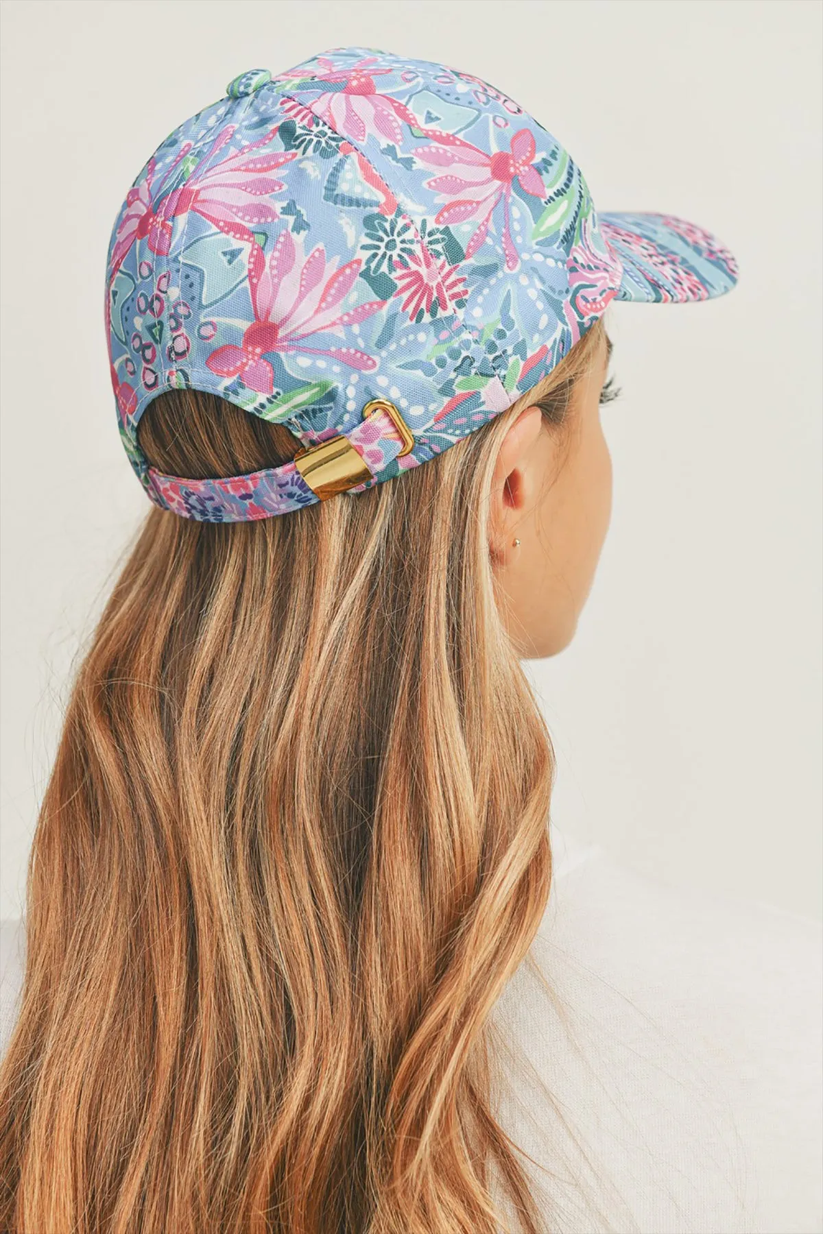 FLORAL PAISLEY, BASEBALL CAP
