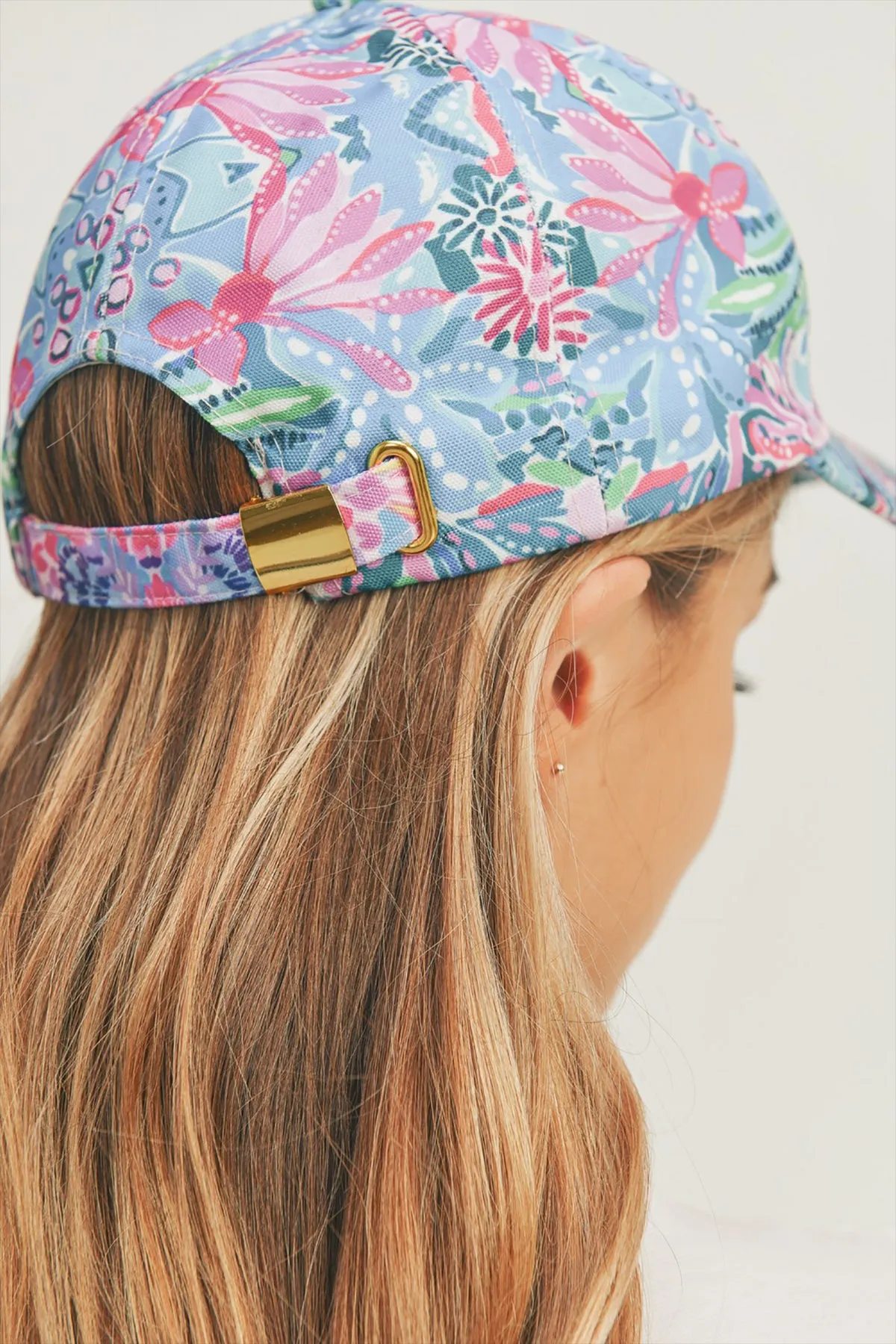 FLORAL PAISLEY, BASEBALL CAP