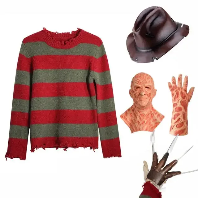 Freddy Halloween Costume Set – Complete Role-Playing Outfit & Props