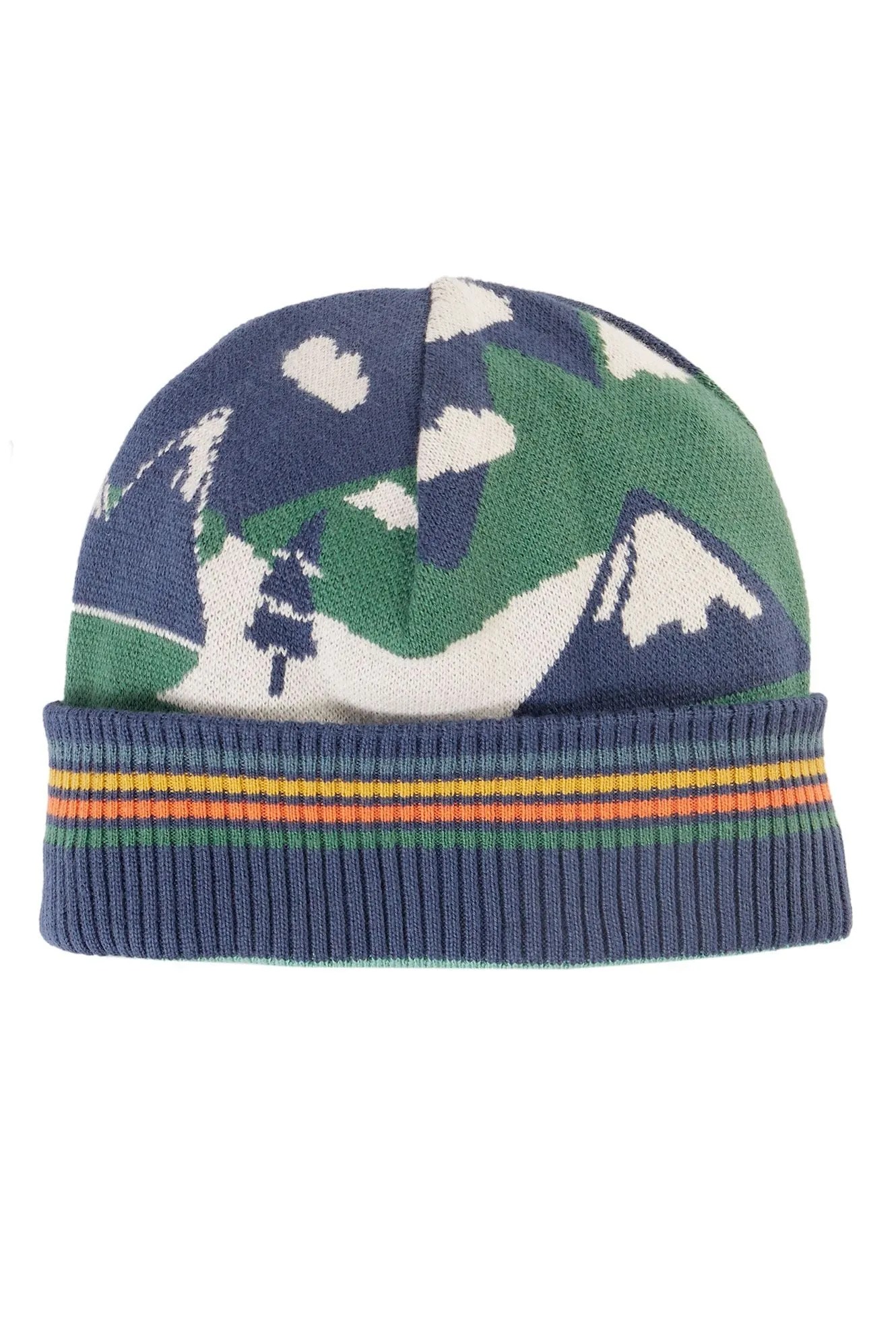 Frugi Voyager Reversible Hat 500006A4nvym Mountains