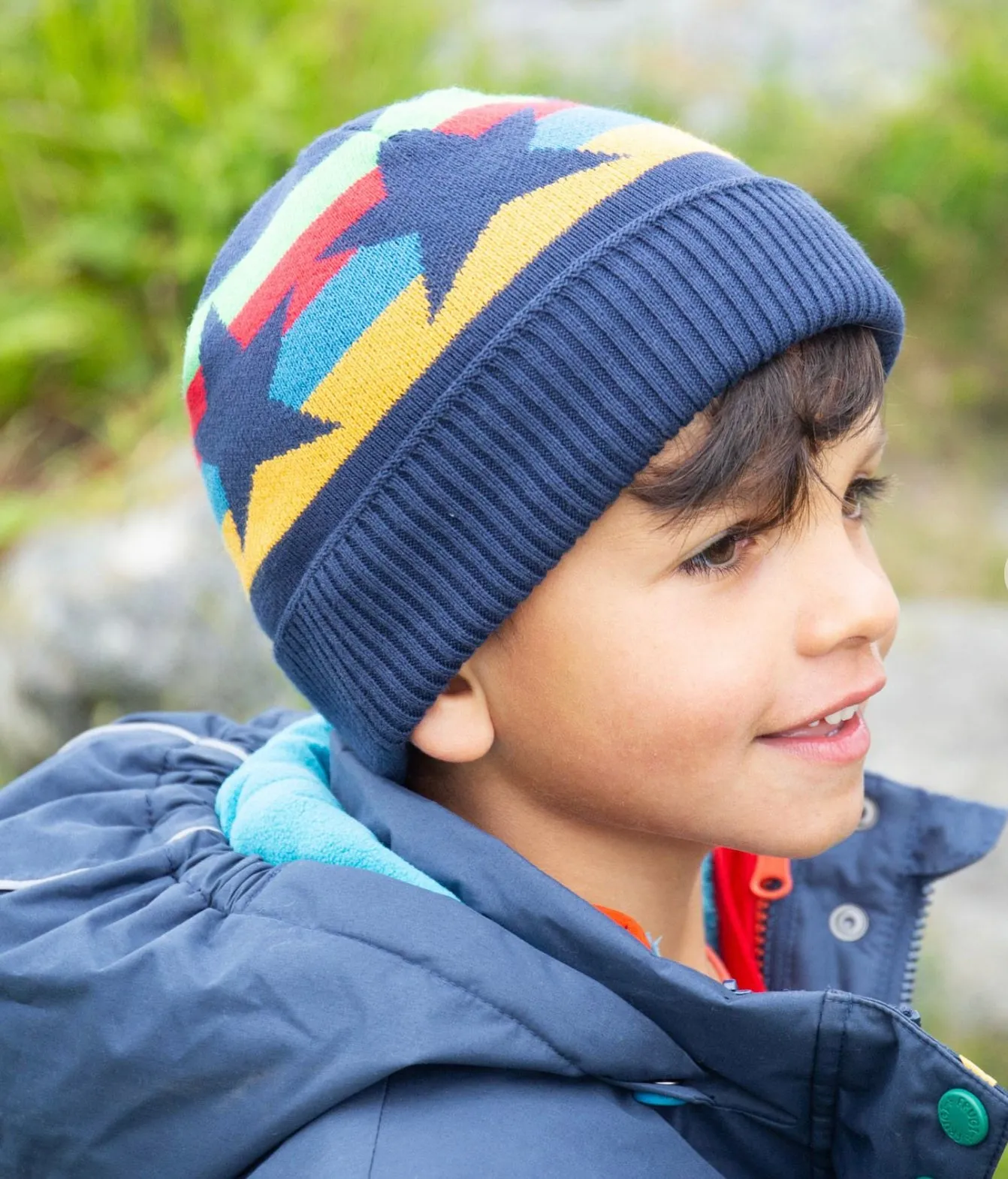 Frugi Voyager Reversible Hat Star