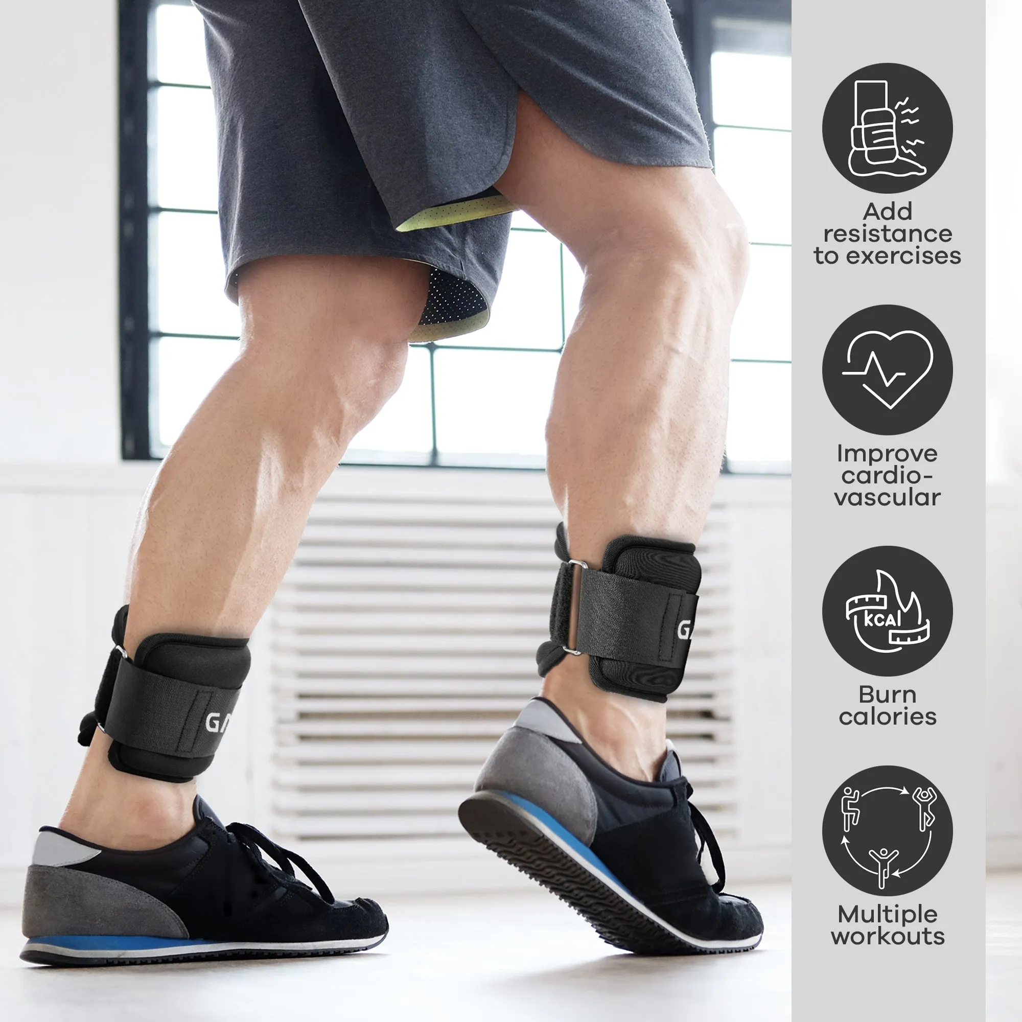 Gallant Ankle Weights For Women Men - Wrist Weights Set - Wrist and Ankle Weights