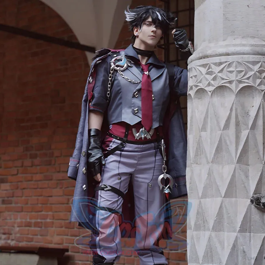Genshin Impact Wriothesley Cosplay Costume C08608  AA