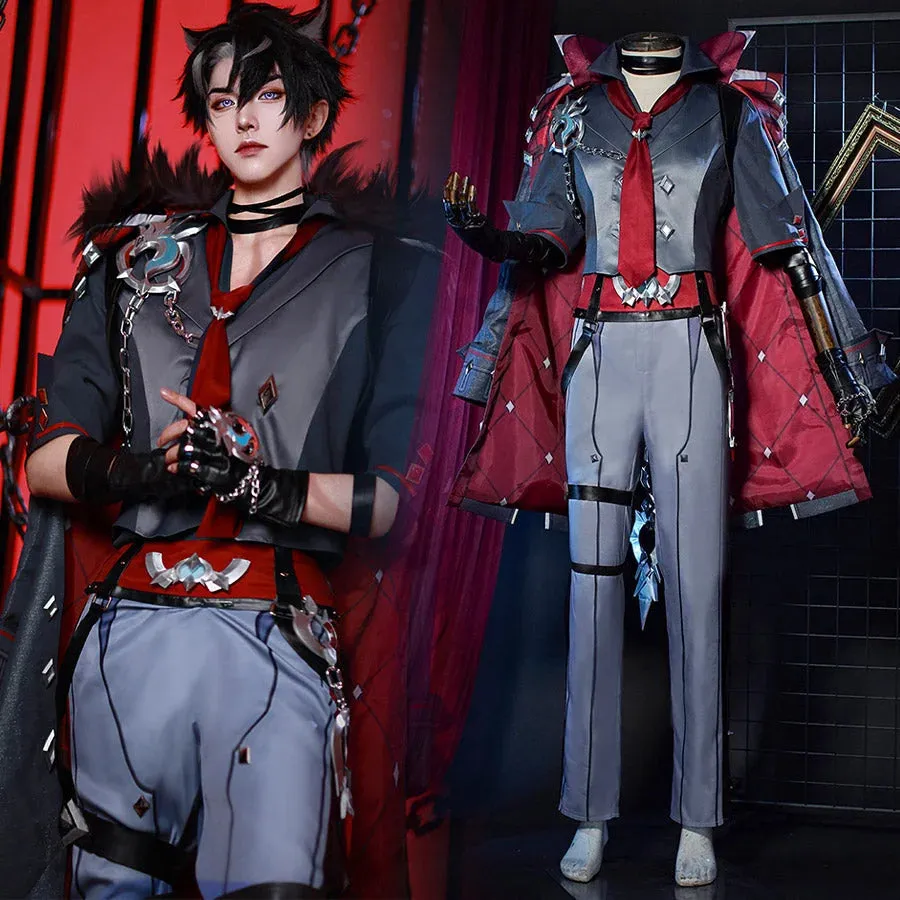 Genshin Impact Wriothesley Cosplay Costume C08608  AA