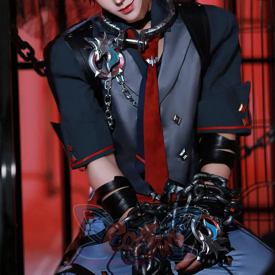 Genshin Impact Wriothesley Cosplay Costume C08608  AA