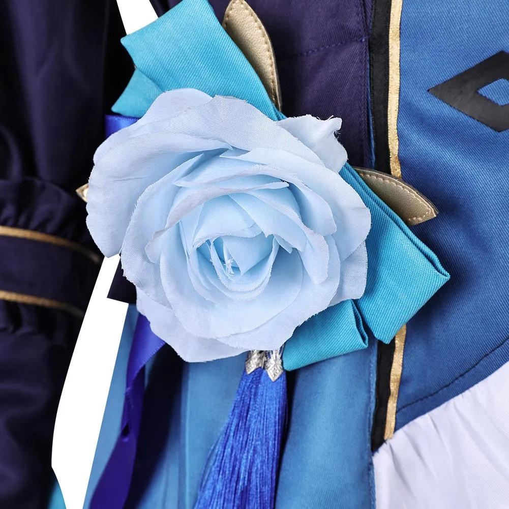 Genshin Impact Xingqiu Lantern Rite New Outfit Blue Suit Cosplay Costume Outfits Halloween Carnival Suit