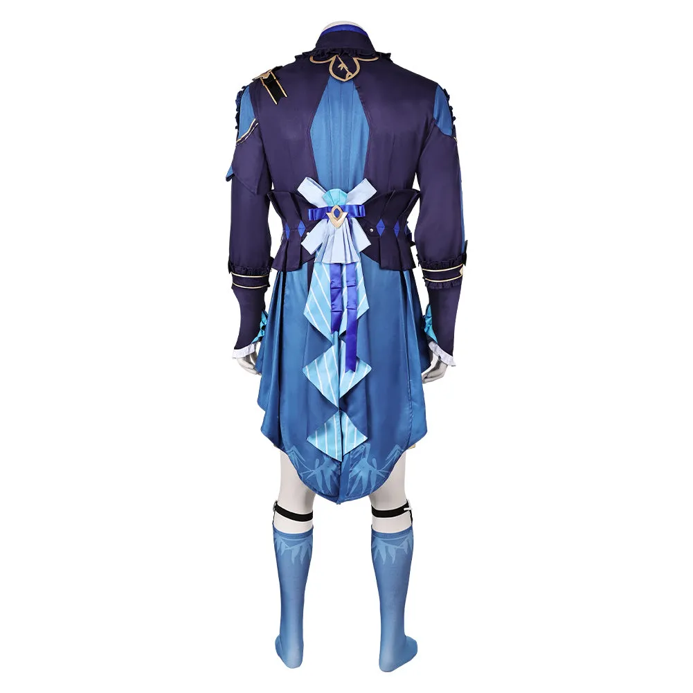 Genshin Impact Xingqiu Lantern Rite New Outfit Blue Suit Cosplay Costume Outfits Halloween Carnival Suit