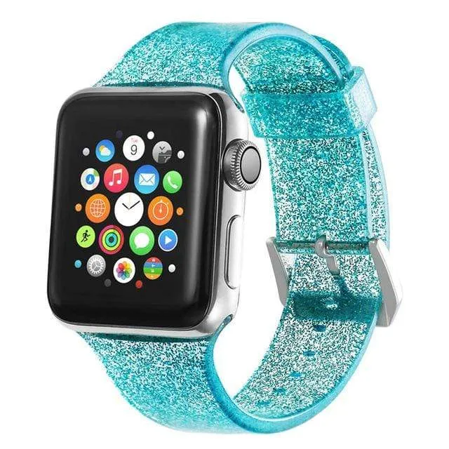 Glitter Silicone Watch Band