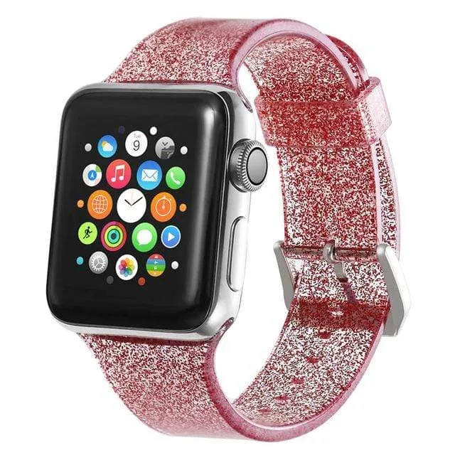 Glitter Silicone Watch Band