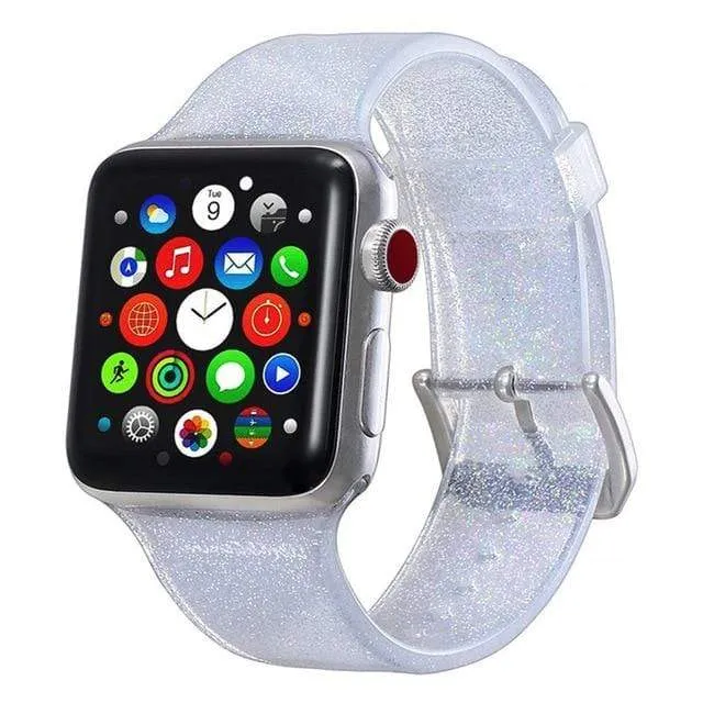 Glitter Silicone Watch Band