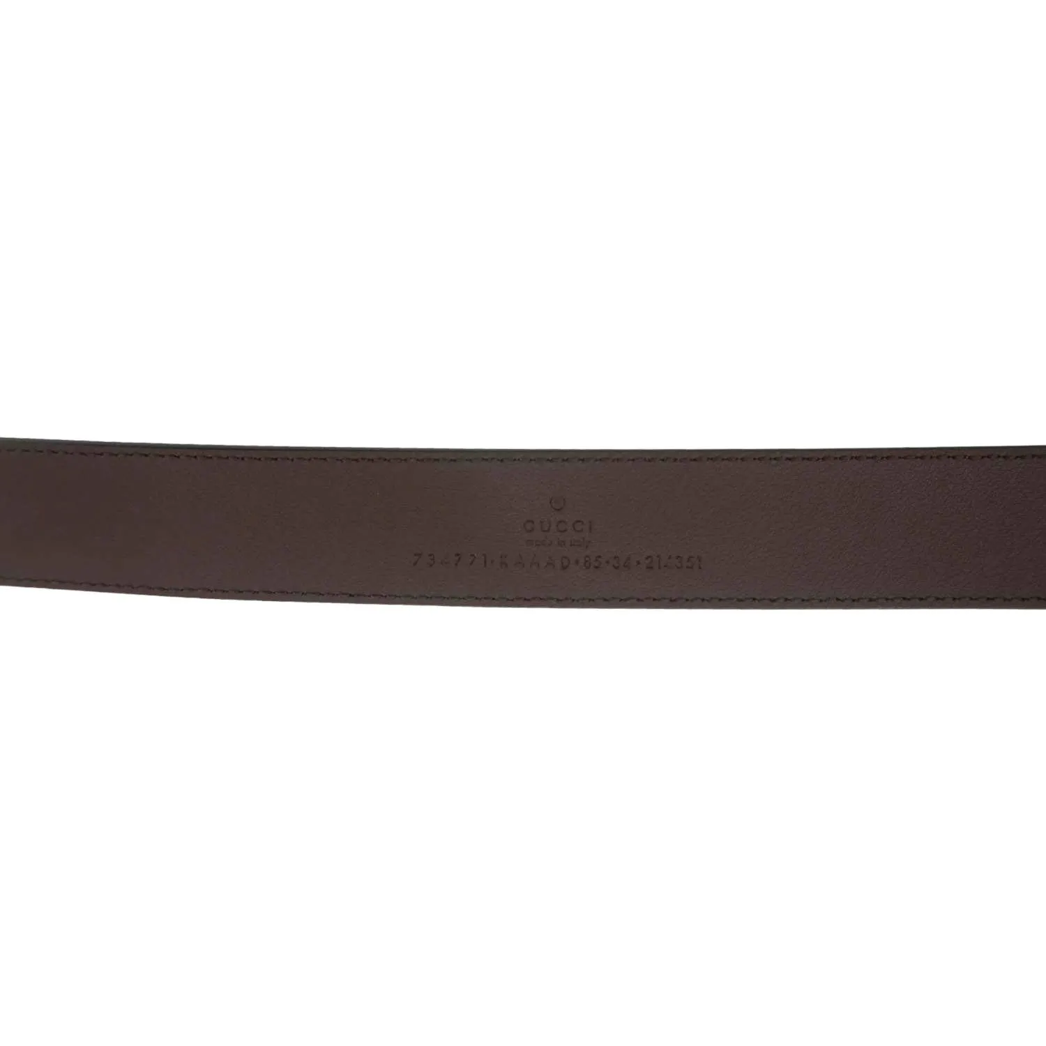 GUCCI Interlocking Buckle GG Supreme Canvas Belt Beige 734771 Size 85/34