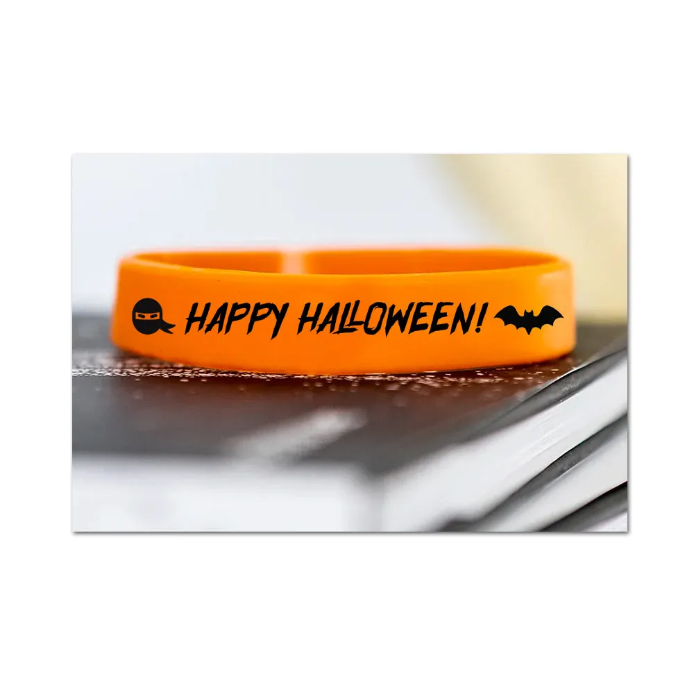 Happy Halloween Glow-In-The-Dark Wristbands!