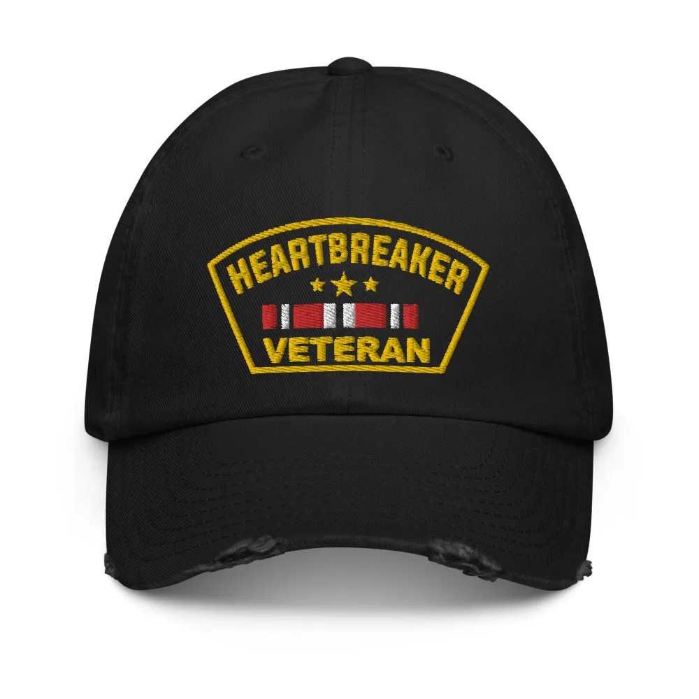 Heartbreaker Veteran Distressed Baseball Cap