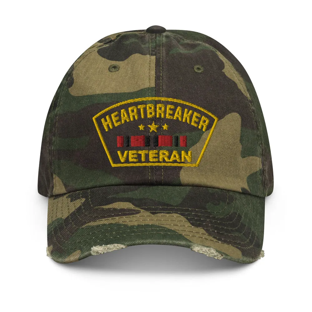 Heartbreaker Veteran Distressed Baseball Cap