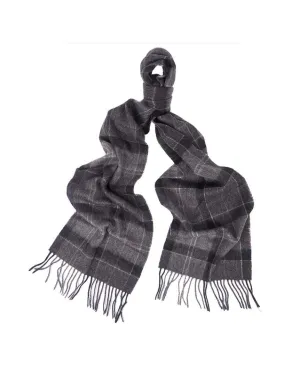 Holden Tartan Scarf Black Grey