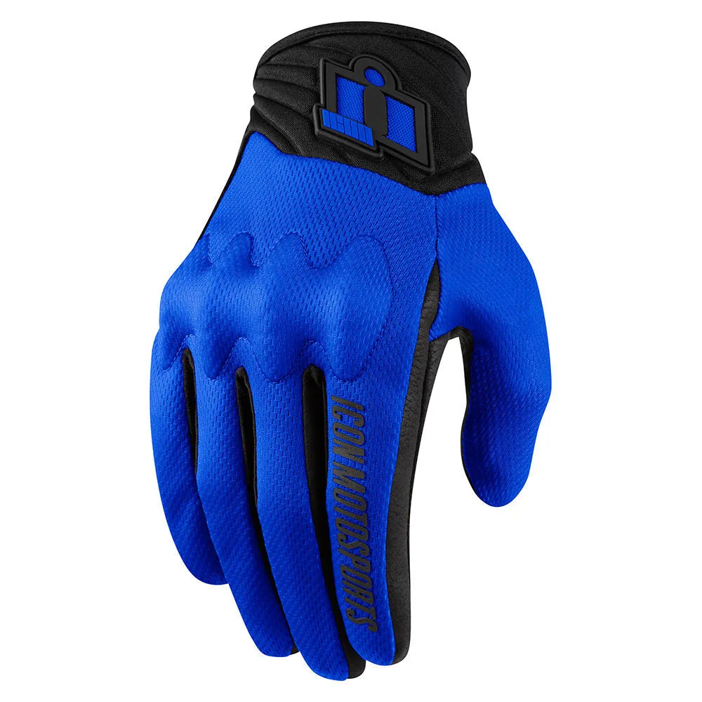Icon Anthem2 Mens Motorcycle Short Mesh Textile Glove