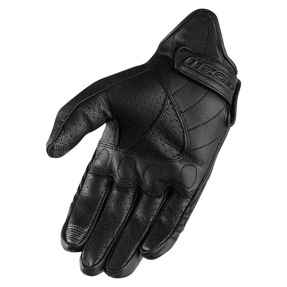 Icon Pursuit Classic Perforated Mens Motorcycle Short Leather Glove -