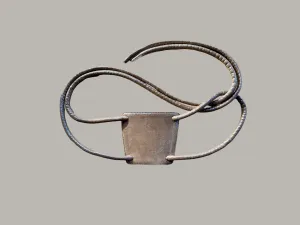 Infinite Trapezoid Belt Black Leather