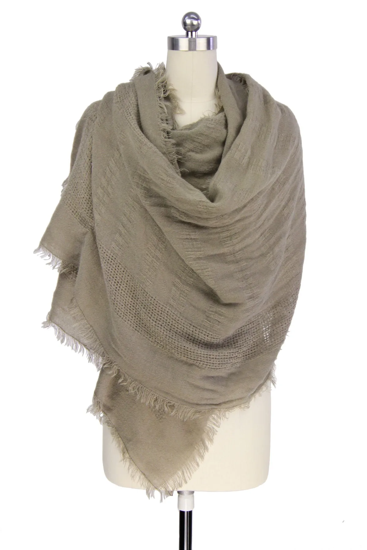 Ivelle Eyelash Fringed Scarf