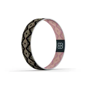 Just Breathe Yoga Motivational Fabric Wristband