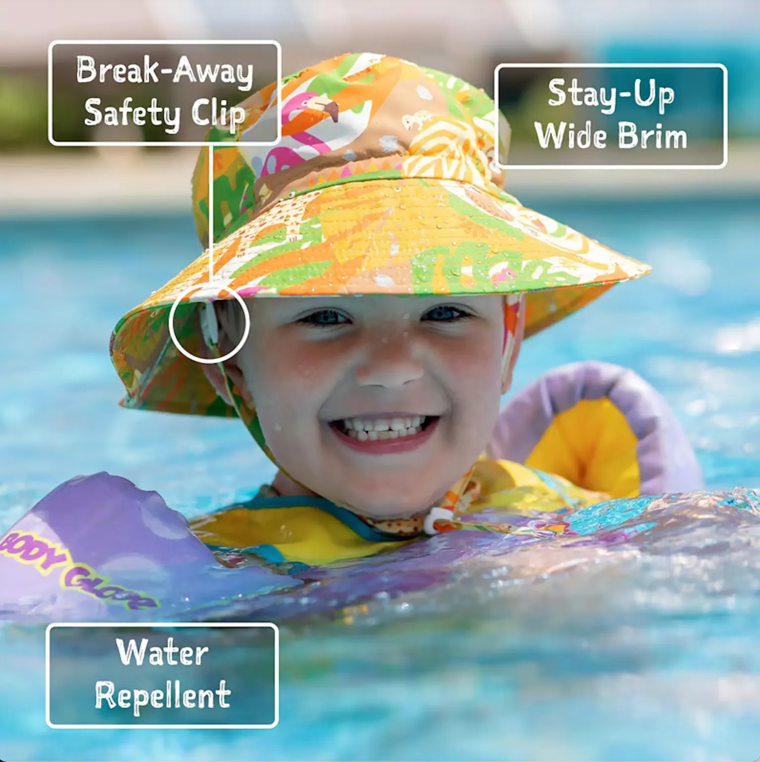 Kids Water Repellent Bucket Hats | Shark