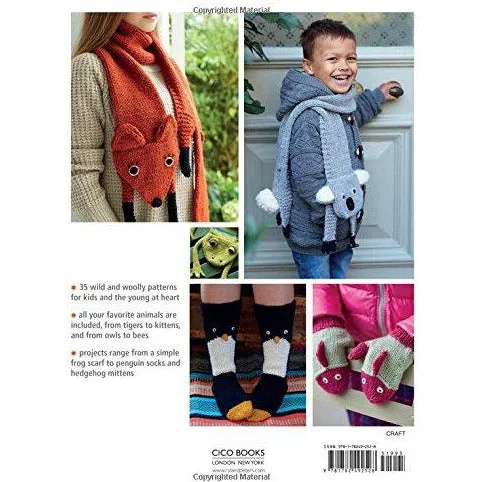 Knitted Animal Scarves, Mitts, and Socks - 35 fun and fluffy creatures to knit and wear
