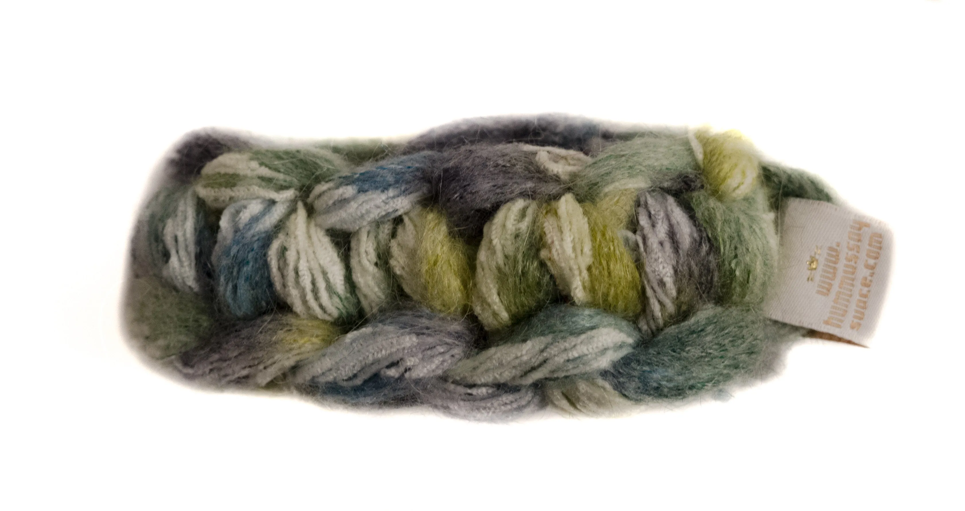 Knitted Woollen Scarf in Green