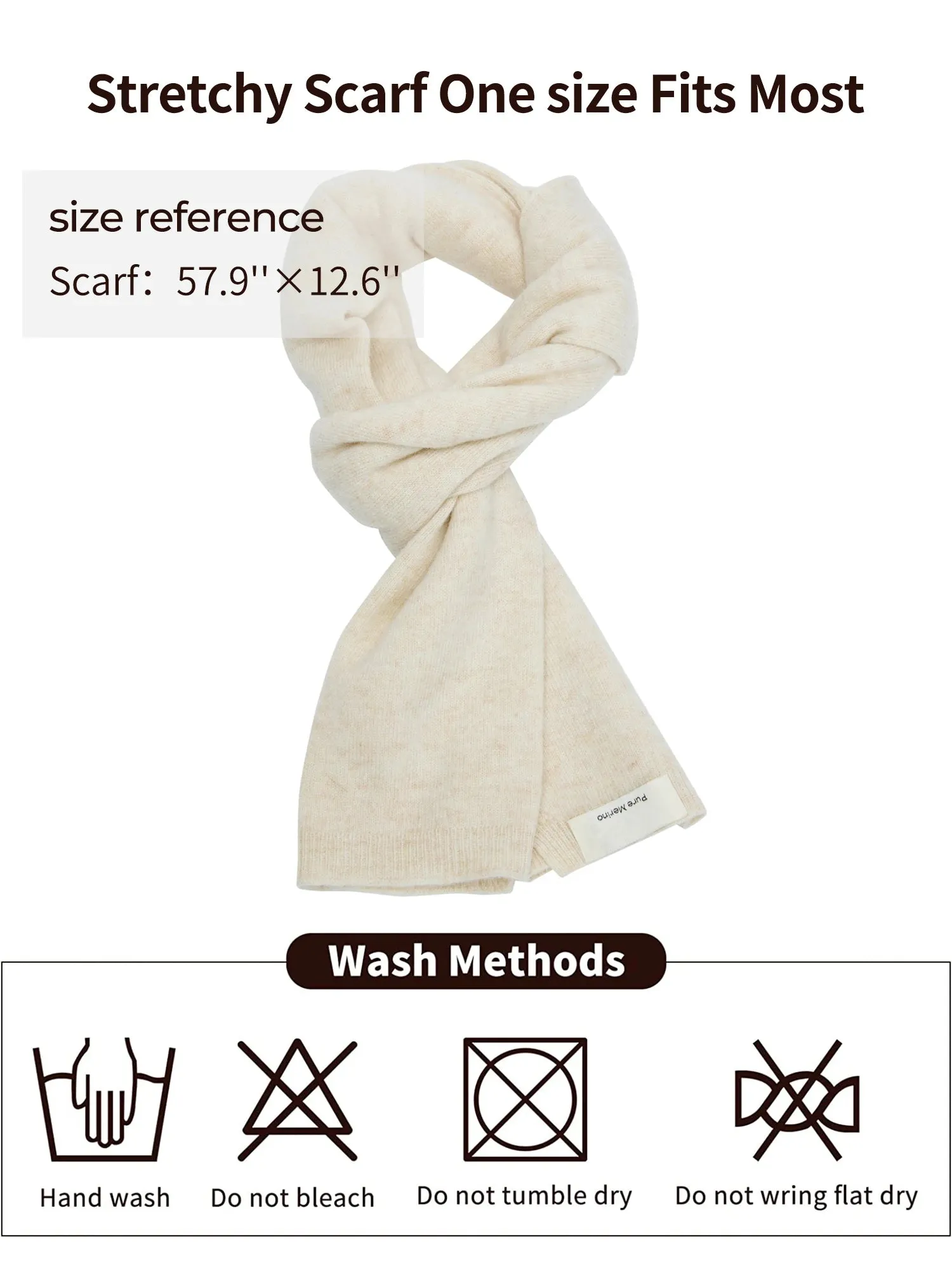 Knitted Wrap Autumn & Winter Muffler Scarves