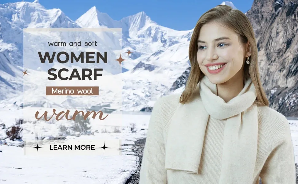 Knitted Wrap Autumn & Winter Muffler Scarves