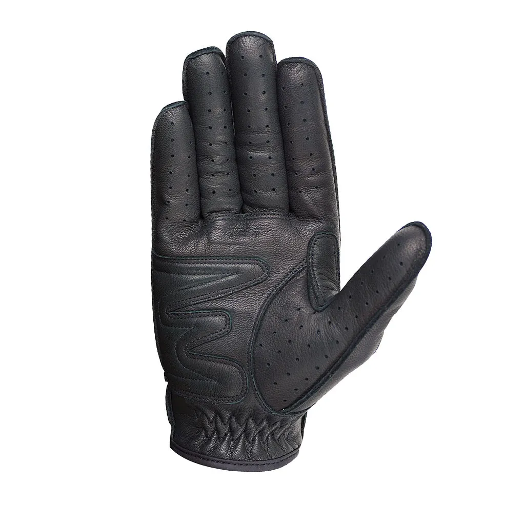 KOMINE GK-161 VINTAGE SHORT MOTORCYCLE LEATHER GLOVES