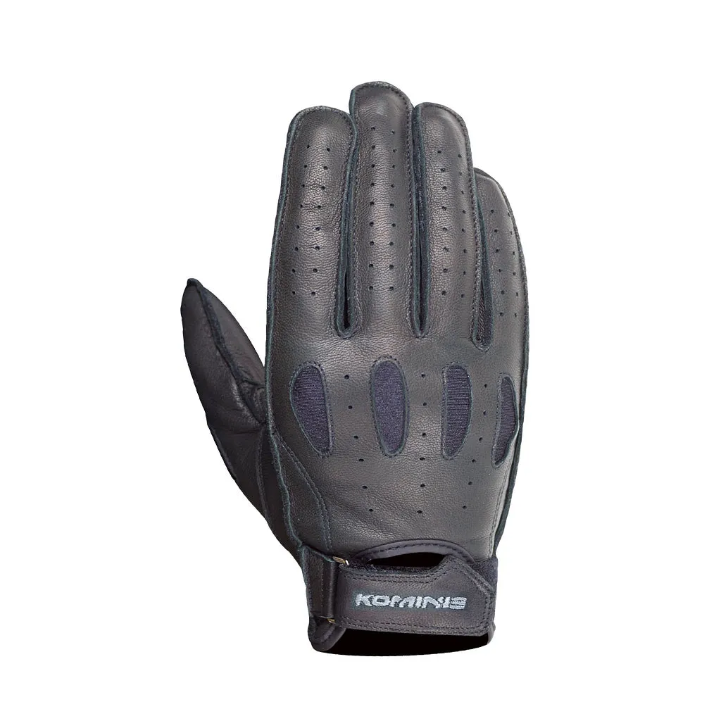 KOMINE GK-161 VINTAGE SHORT MOTORCYCLE LEATHER GLOVES