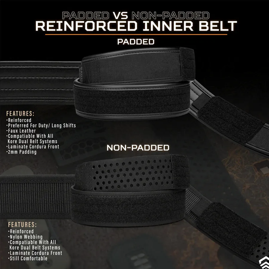 KORE Essentials Reinforced Inner Liner 1.5 inches Black