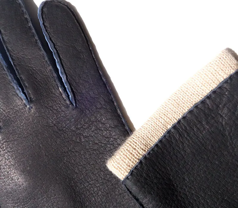 Kostas - Peccary leather gloves - men