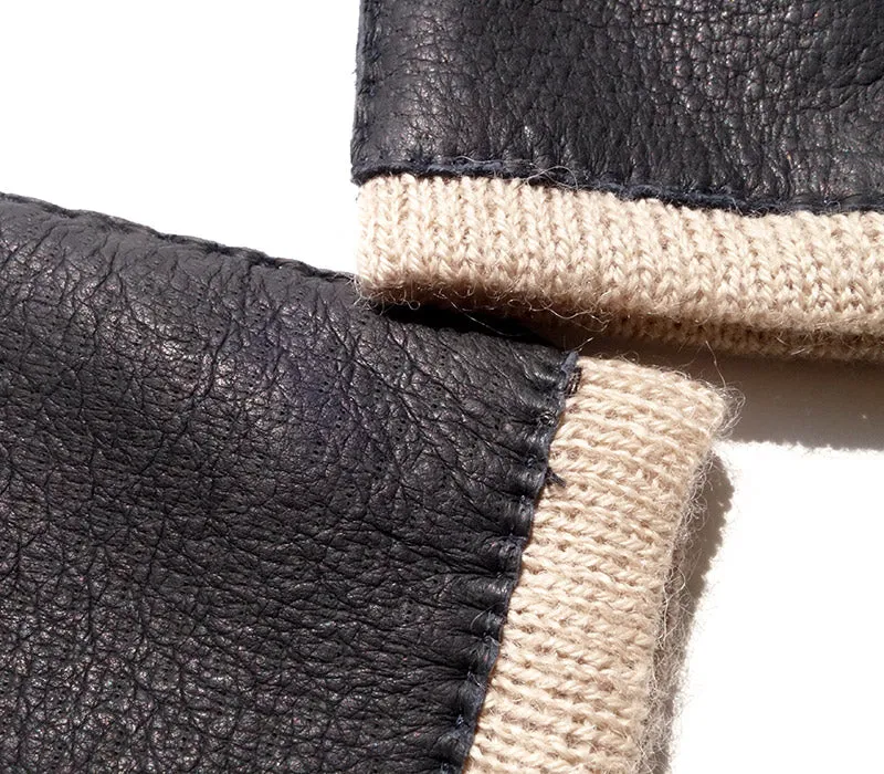 Kostas - Peccary leather gloves - men