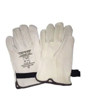 Kunz Leather Protectors for Rubber Gloves, 10" Goatskin