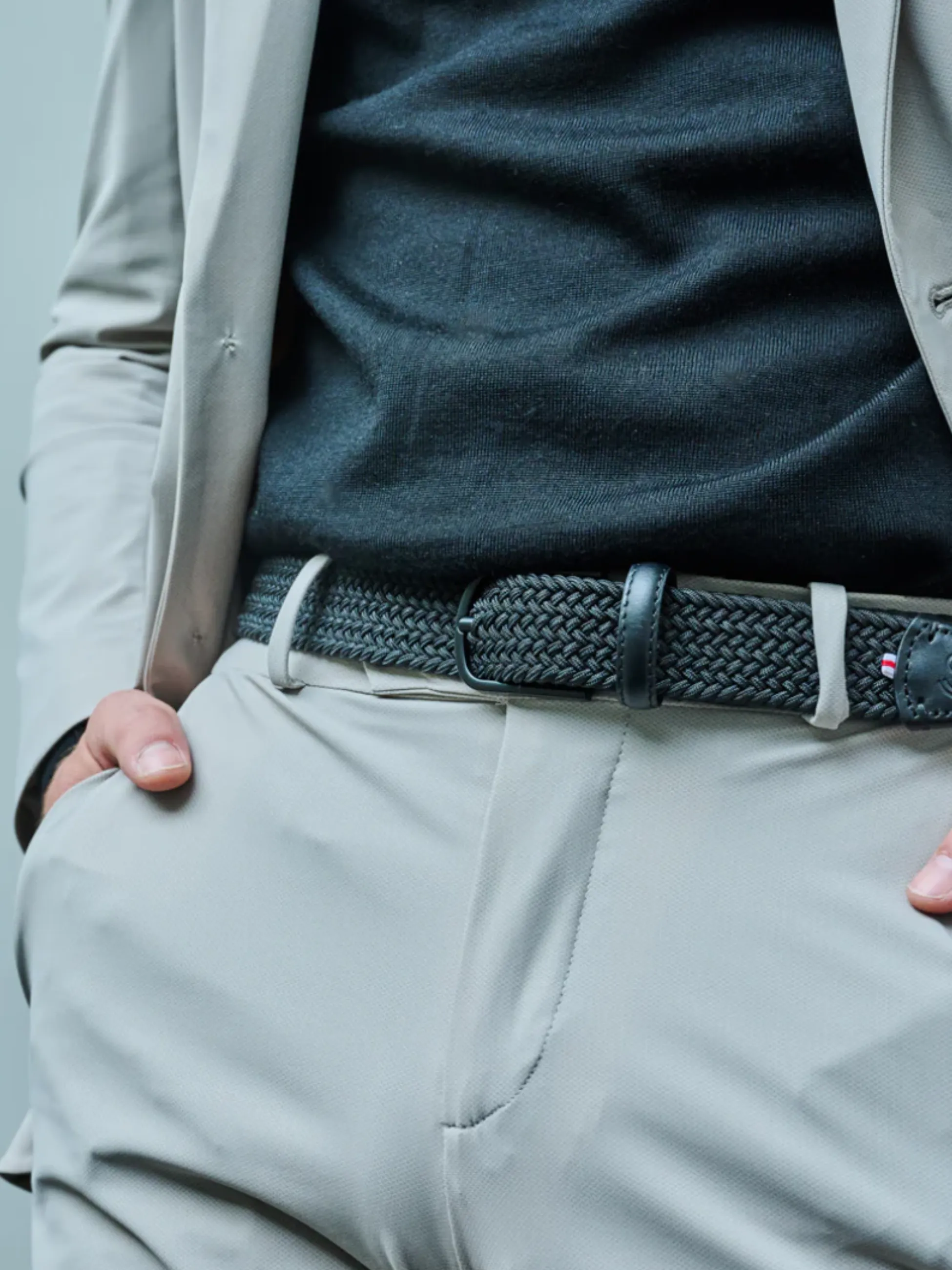 La Boucle Atlanta Leather Belt - Black