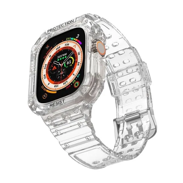 Large Sports Watch Band With Built In Case