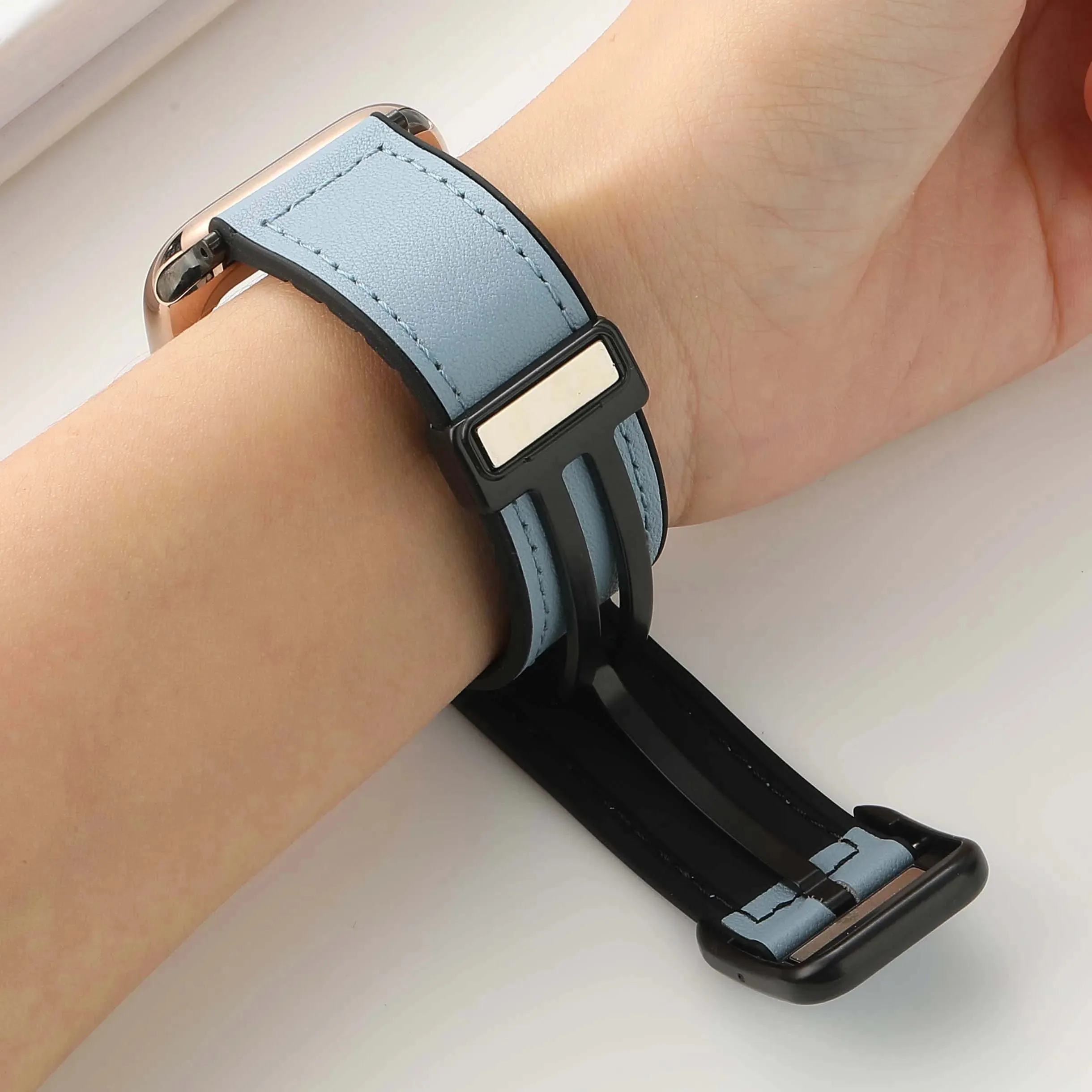 Leather Sport Watch Band