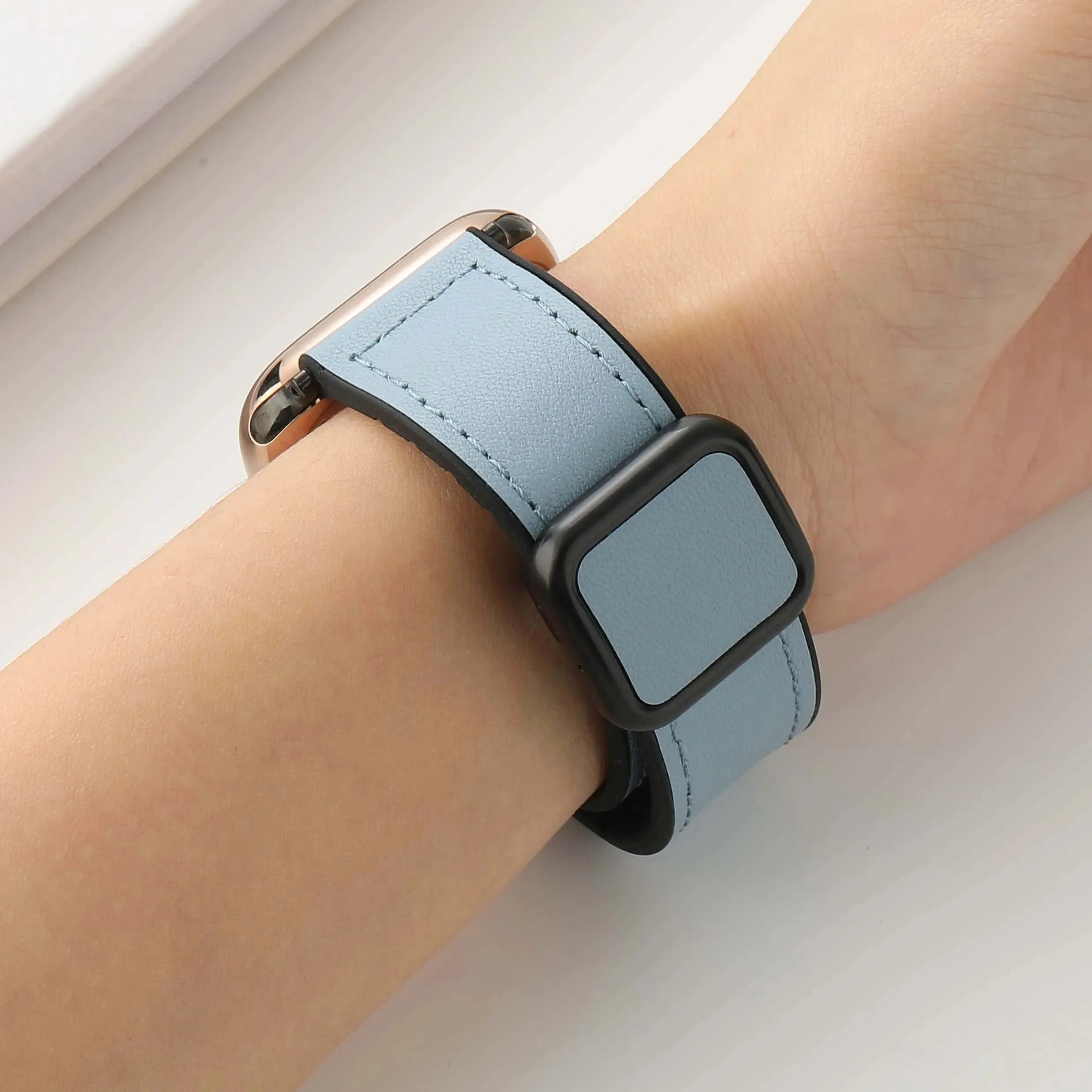 Leather Sport Watch Band